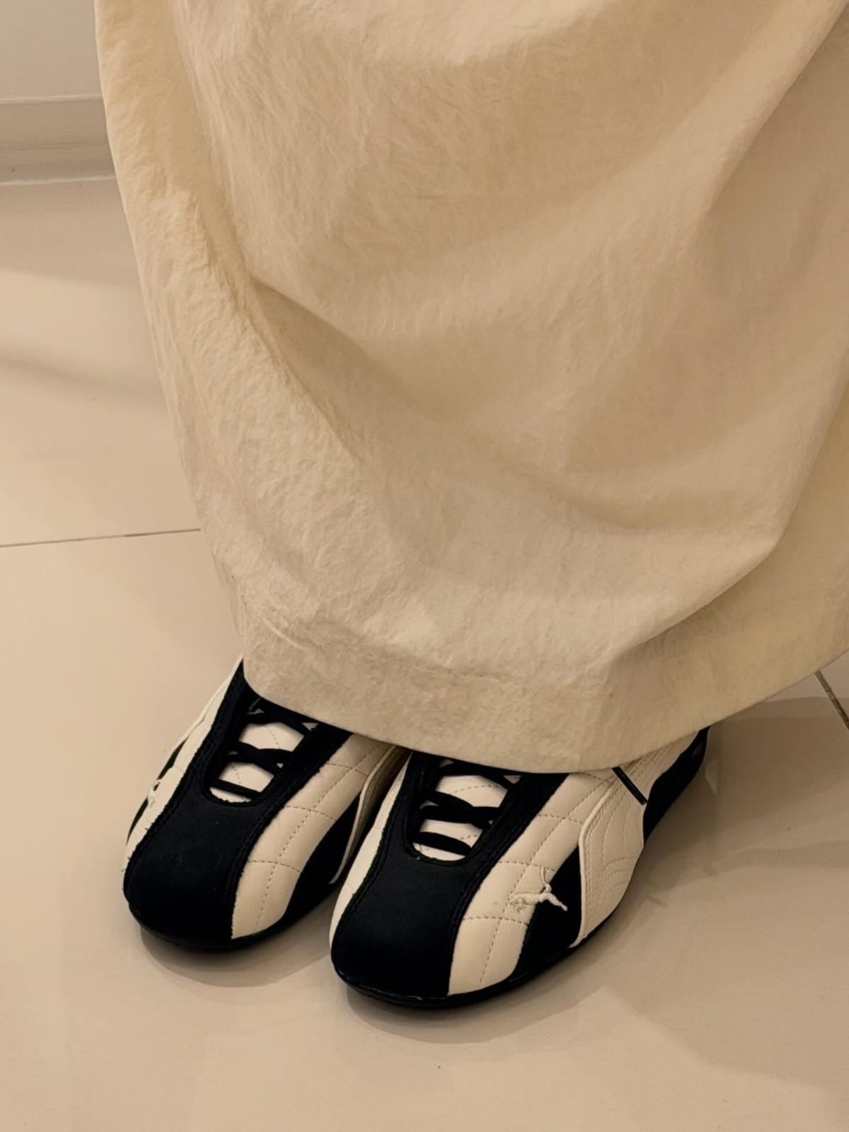PMA. Speedcat Plus Quilted Black Frosted Ivory