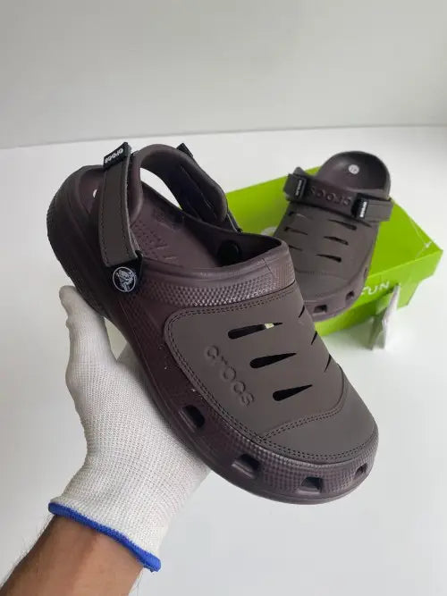 Crocs Yukon Vista Dark Brown Clogs