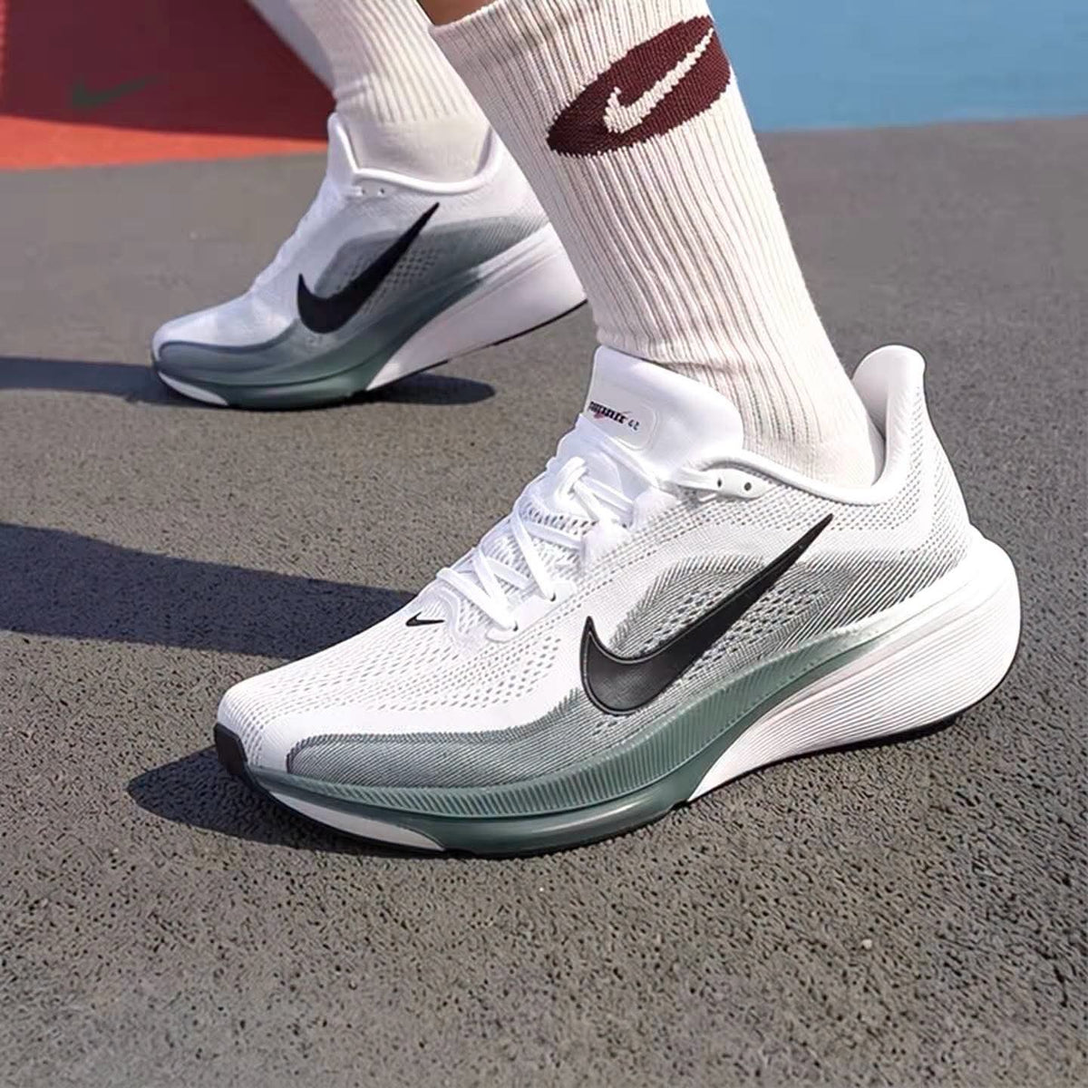 NK. Air Zoom Pegasus 42 White Mineral Slate