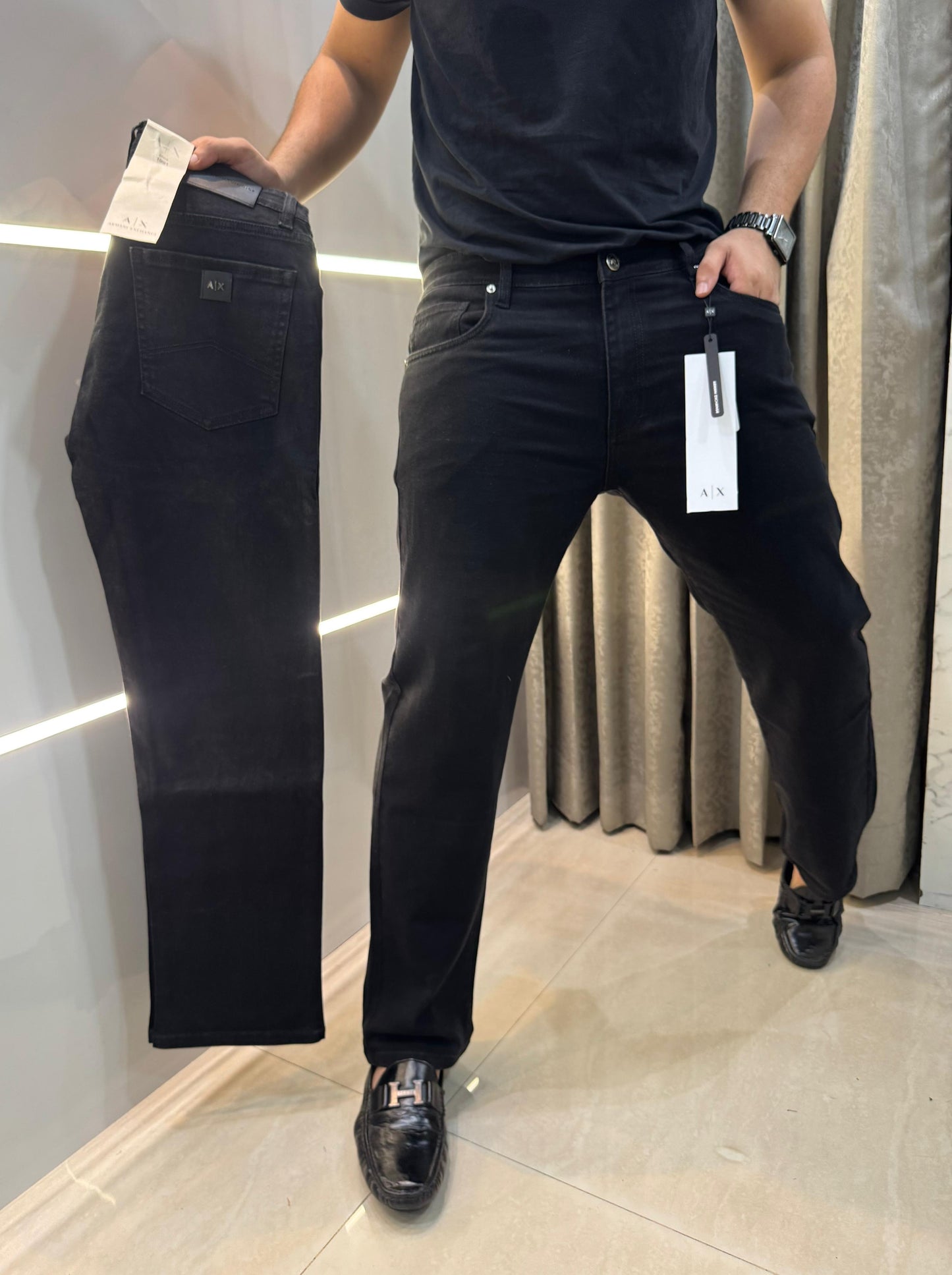 AE. Imported Denim Hyperflex Denim