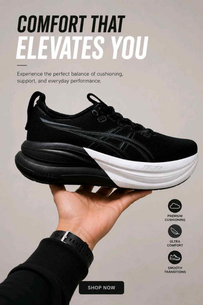 ASC. Gel-Nimbus 28 Platinum Black 633