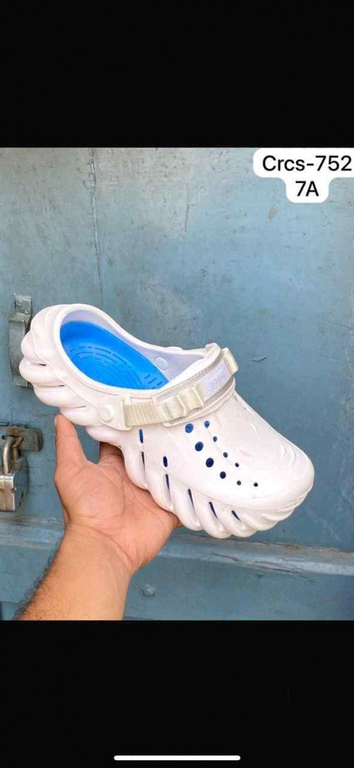 Crocs Echo Clogs ( White Blue )