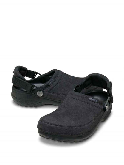Crocs Classic Suede Crafted Clogs Black