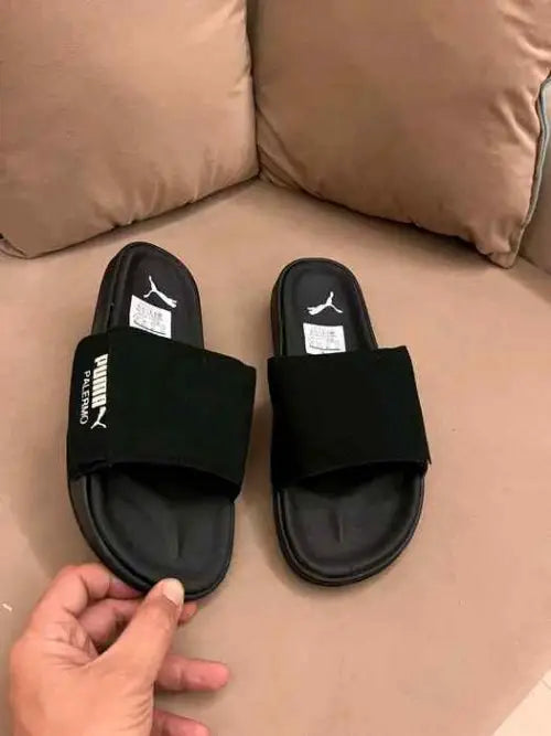 PMA. Palermo Full Black Flip Flop