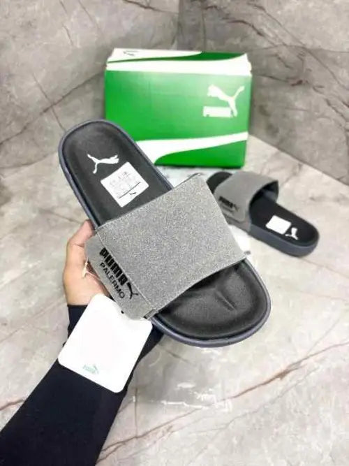 PMA. Palermo Grey Black Flip Flop