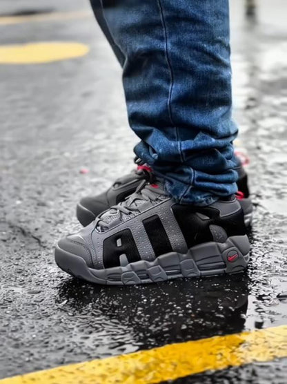 NK. Air UpTempo Grey Black