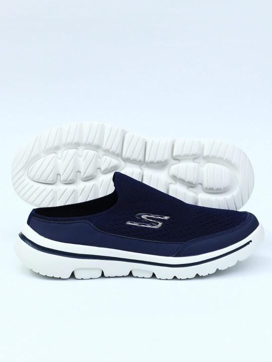 SKCHR. Go-Walk Slip-On Navy White