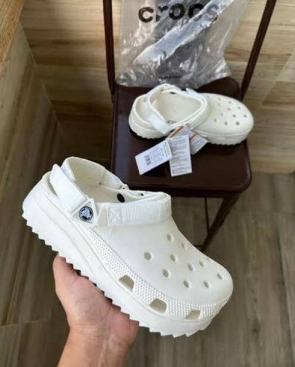 Crocs Classic Hiker Clog Triple White