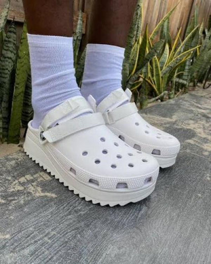 Crocs Classic Hiker Clog Triple White