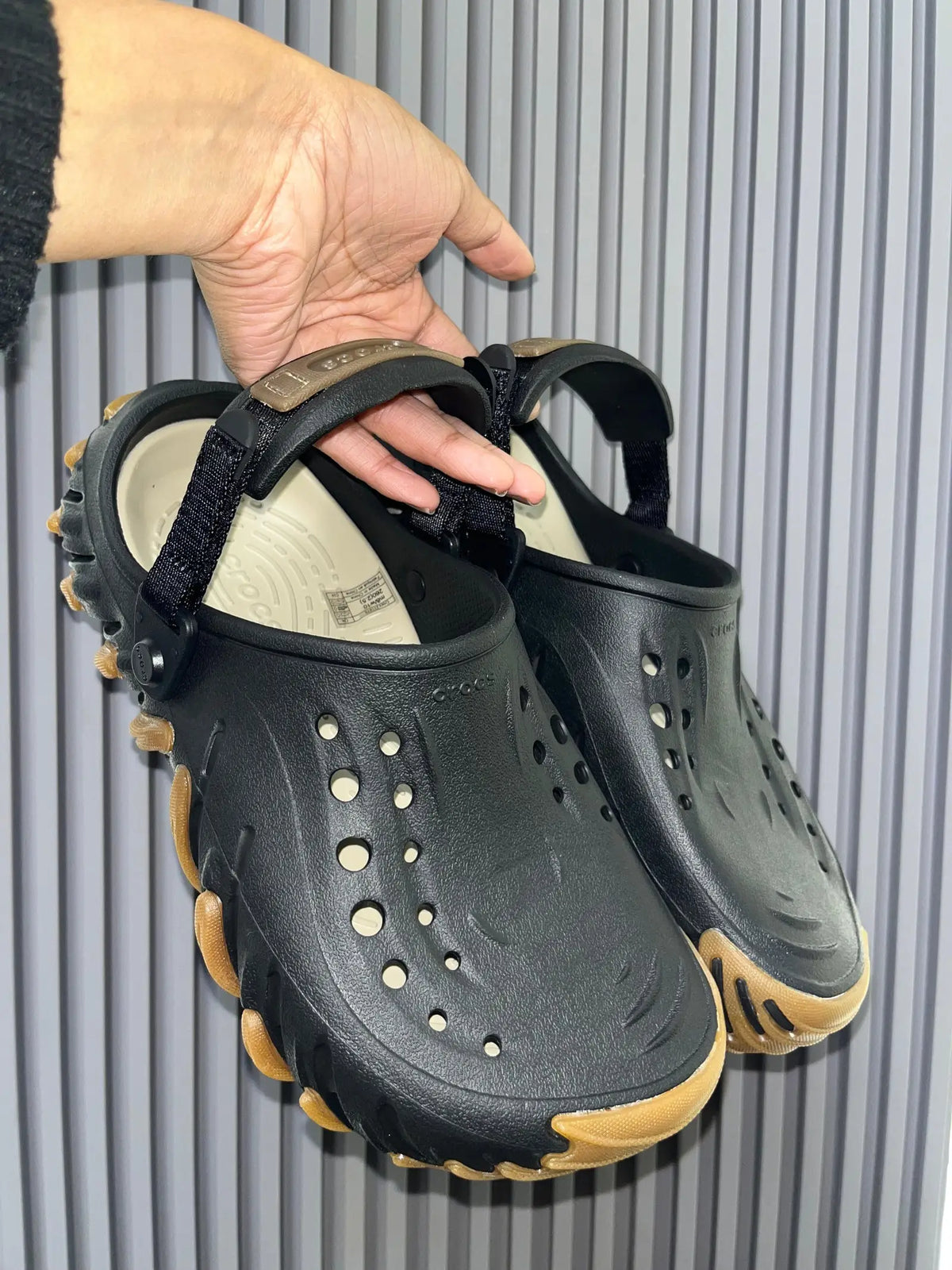 Crocs Echo Gum RO Clogs Black